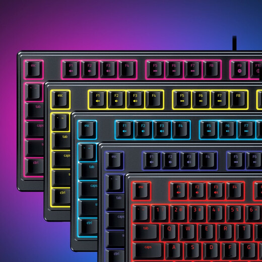 Razer Rainforest Wolf Spider Symphony Edition RGB light mechanical wired gaming keyboard v3x black (medium and low keycaps Thundercloud 3 chicken keyboard) Rainforest Wolf Spider V3X