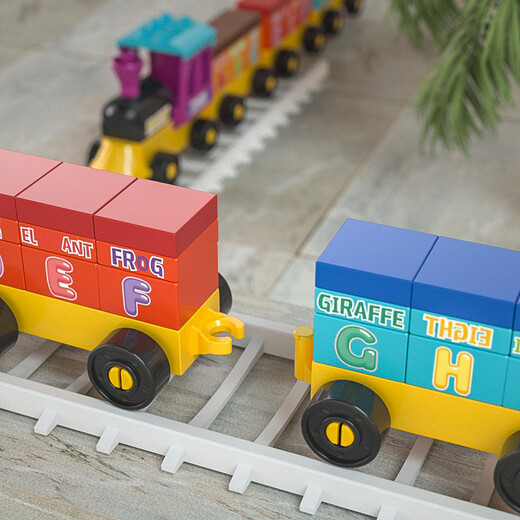Feelso (Feeleo) Big Bash Blay Builds Builds Bloing Blocks Juguetes Regalos de cumpleaños de niños y niñas 4 Pequeño tren
