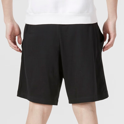 阿迪达斯 （adidas）短裤男裤2025夏季新款运动裤健身训练休闲裤子透气五分裤IC1484 IC0062黑色针织透气 XL