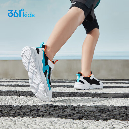 361 Chaussures de course pour enfants Summer Boys and Girls Medium and Big Children Chaussures de sport anti-collision en maillage