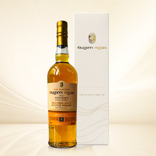 Ogilhinn Nessia global limited edition 8-year-old blended malt whiskey imported from Scotland as a gift 6 bottles