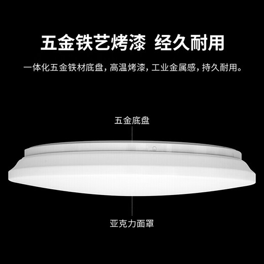 NVC led ceiling lamp balcony lamp modern simple home round room bedroom lamp versatile lamp 24W positive white light
