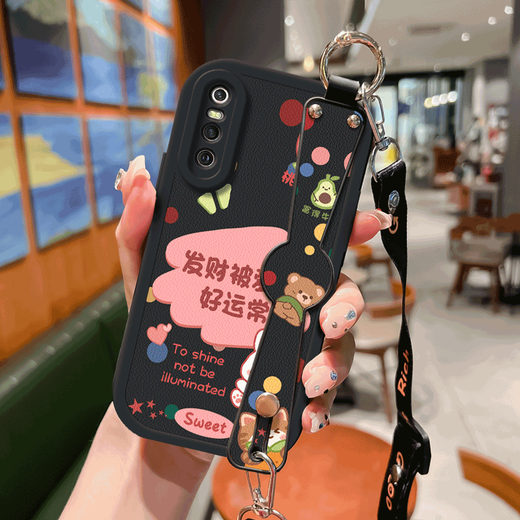 
WAIDM suitable for vivoX27 mobile phone case for women vivo X27Pro mobile phone case viv0x27 protective case X27pro full-inclusive wristband bracket new vovox27por case [anti-fall-proof leather red] HH1365 vivo X27