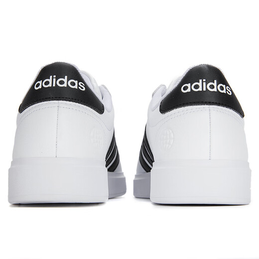 阿迪达斯（adidas）官方舰店女鞋德训鞋 春夏新款运动鞋时尚T头鞋耐磨休闲鞋防滑板鞋 9195-三条纹-皮质-主推款 37