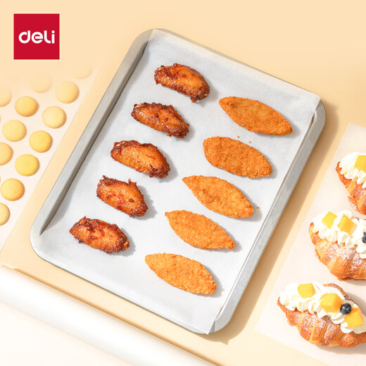 Deli Dexin-Ofen Speziales Backpapier 30 cm*10 m öldichtes Anti-Stick-BBQ-Kuchen Back Silikonöl Papier LQ701