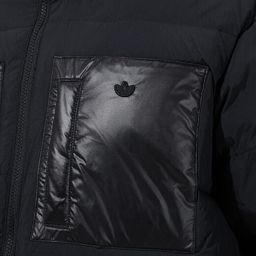 阿迪达斯 （adidas）三叶草羽绒服男士冬季户外出行运动服连帽防风保暖 H13564 S