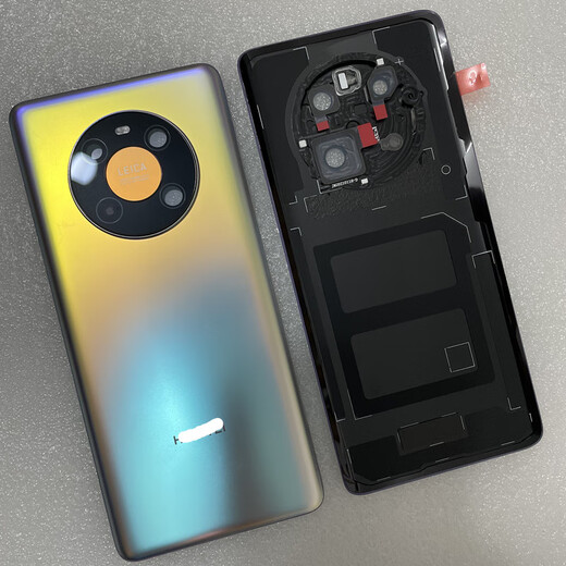 Huawei (HUAWEI) is suitable for Huawei mate40 back cover glass, mate40pro original mobile phone back case, original battery cover replacement case, Mate40 bright black original + heat dissipation