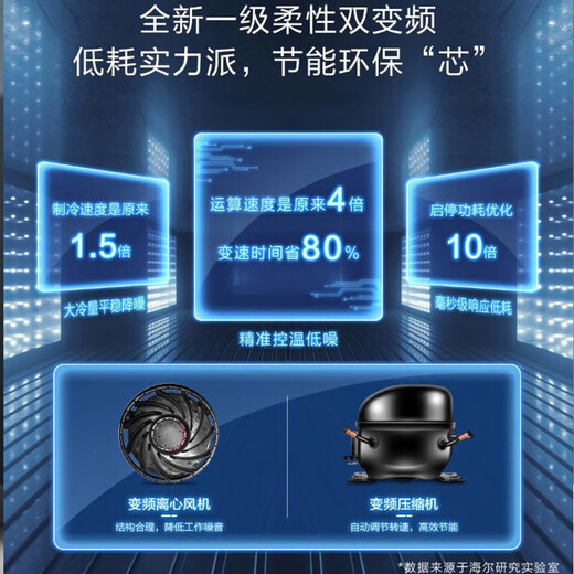 Haier/Haier refrigerator double door 616 liter side-by-side air-cooled frost-free dual frequency conversion first-class energy-saving large-capacity household refrigerator BCD-616WGHSSEDC9