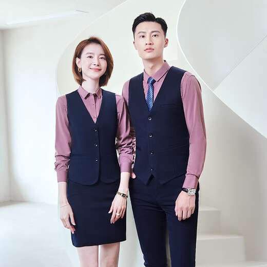 Lido Yichen Professional suit Spring and Autumn Men's and Women's Outer Suit Workwear 698 Dark Gray Women's Suit 2XL