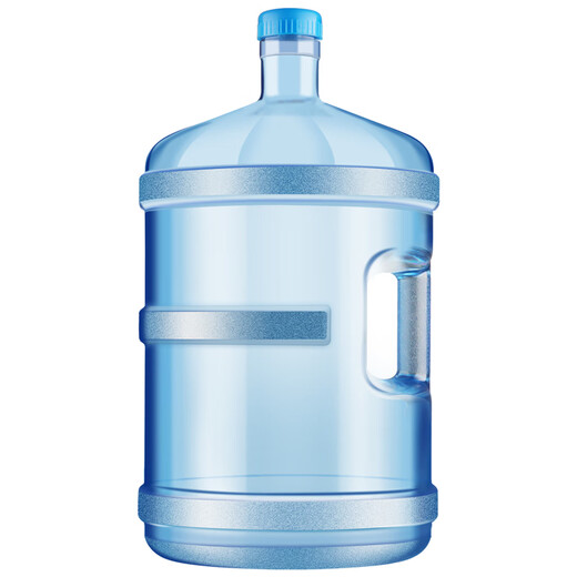 Luofina water dispenser bucket portable household food grade pure water bucket tea bar machine thickened bucket water storage bucket 5 liters for 1-2 people + 1 spare cover