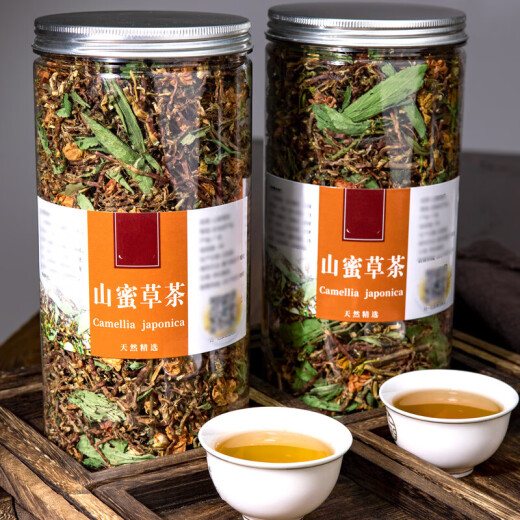[DJ Goods] Mountain Honey Grass Mountain Honey Grass Tea Mountain Honey Grass Tea Two bottles of Yunnan Special Baihua Yishou Tea (500g in total)