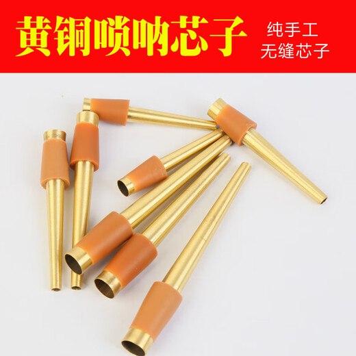 
Professional brass suona core suona inch tube suona suona Qinzi suona Chongzi large core D adjust 5 cm + gas disk + rubber cover 1