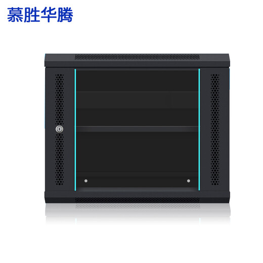 Musheng Huateng MS.6409 9u сетевой шкаф, настенный шкаф, распределительный шкаф, мониторинг слабого тока, небольшой шкаф из утолщенного закаленного стекла