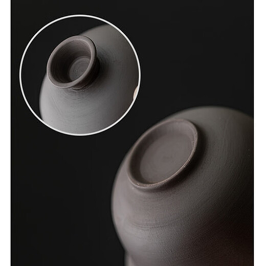 Reward a complete set of purple sand kung fu tea set, teapot, lid, bowl, tea cup, black gold porcelain stone storage and arrangement, dual-use tea tray, small set for home use, purple sand teapot 5-piece set + square window flower tea tray