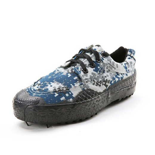 Ludun 3520 Jiefang Schuhe Sommer Camouflage Schuhe Herren Top Frühlings- und Herbst -Trainingschuhe Bauweite Arbeitsschutzschuhe Outdoor Sport Tarnschuhe Wüste Camouflage 41