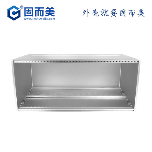 Joint shell 5U plug-in chassis all-aluminum industrial control chassis shell 4U customized aluminum alloy 2U1U3U6U server chassis industrial rack chassis 19-inch customized sample 4u500 aluminum plug-in box (silver sandblasted oxidation)