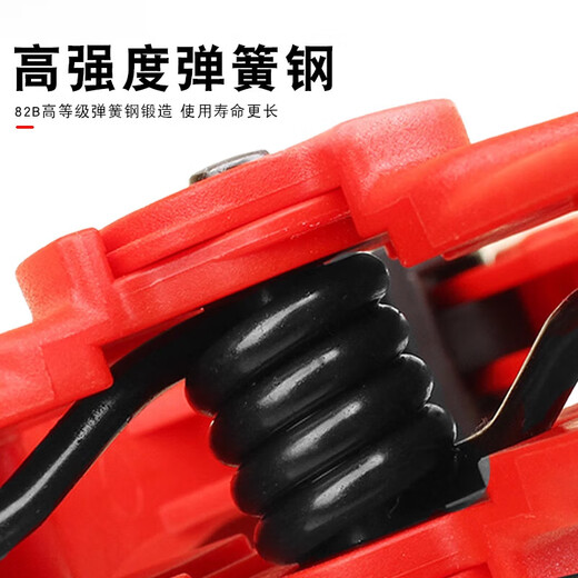 木工夹固定器A字快速夹紧器C型角固定强力压紧工具 A字夹双色 9寸开口范围0-100mm(DT826