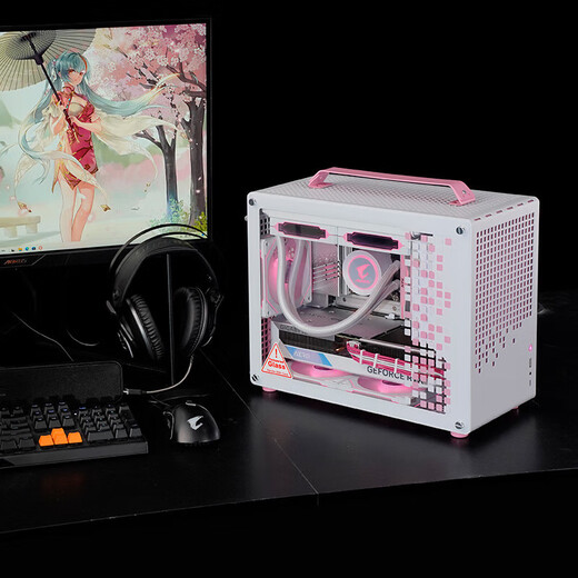 Gigabyte i7 14700KF/265KF/285K-core integrated graphics without graphics card optional RTX50805070ti Qiao Sibo Z20 white portable game design desktop computer host 1 i5 14600KF丨32G丨1T