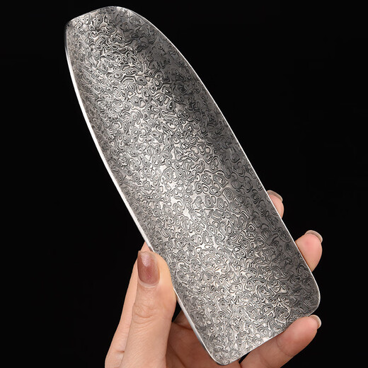 Jinge Damascus Steel Tea Hecha Ze Tea Pick Kung Fu Tea Set Tea Ceremony Accessories Teaspoon Teaspoon Six Gentlemen Set + Wood