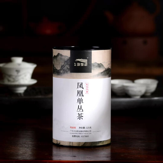 天池茶叶乌龙茶凤凰单枞茶鸭屎香潮州单丛乌龙茶春茶新茶罐装送长辈 鸭屎香125g*1罐