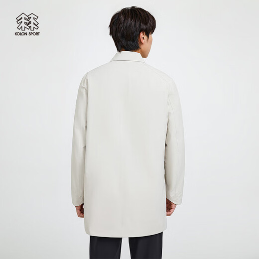
KOLON SPORT/Kelong Intelligent Heating Cotton Clothing Men's Outdoor Waterproof Water-Blowing and Air-Pursing Business and Casual Mid-Length Jacket lhpj3st695-ot Oat Gray 185/2xl