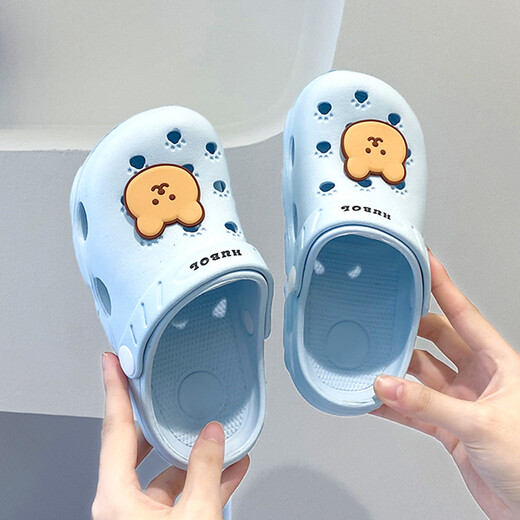 Cold Girls 'Pantoffeln 2022 Frühlings- und Sommer New Children's Hole Schuhe weiche alleinige Kinder Sandalen Baby Beach Schuhe Mädchen Sommer Offizielle Website Baolan 30