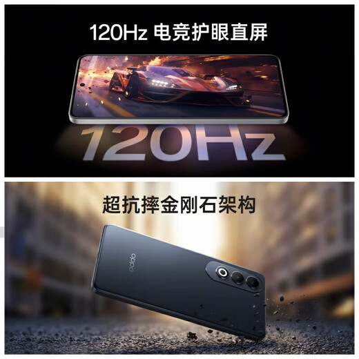 OPPO K12 Plus【国家补贴】新品5g手机 第三代骁龙7 长续航大电池 120Hz电竞护眼 游戏 直屏 雪峰白 12GB+256GB 全网通