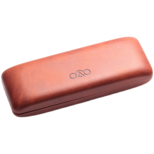 BMAD glasses box compact, ultra-light, portable, anti-pressure, men and women, simple Japanese presbyopia anti-pressure glasses box high-end small brown