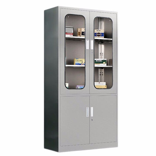 Aikoburg 304 stainless steel medicine cabinet 900*400*1800 large file cabinet equipment cabinet storage cabinet AKB-XYG-07