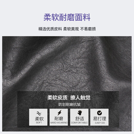 COW男包公文包男士休闲商务手提包大容量横款电脑包 C-9898 黑色 14英寸