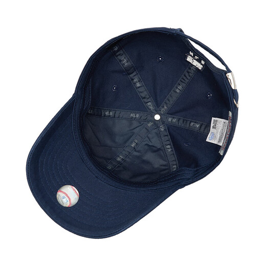 MLB official Yu Shuxin's same style men's and women's sports sun protection Korean soft-top baseball cap fashionable versatile peaked cap CP66 New York Yankees/Navy Blue One Size