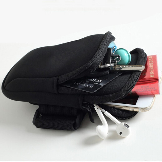 Ayub running mobile phone arm bag outdoor sports equipment for men and women arm sleeve arm bag wrist bag waterproof cycling protective cover black arm bag available within 6.3 inches