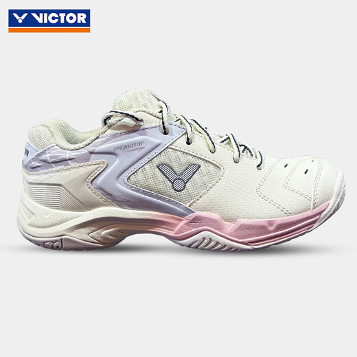 Victor Victory Badminton Shoes Sports Sports Sports Bread Last Introductory Training Competity Shoes Comfort Wrap Anti-Slip Shoes P9200TDF L [Nuevo color] 37.5