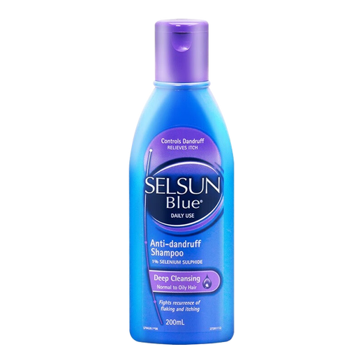 SELSUN Gold 2.5% selenium sulfide silicone-free powerful anti-dandruff oil control anti-itch shampoo suitable for normal hair oil control anti-dandruff shampoo 200ml