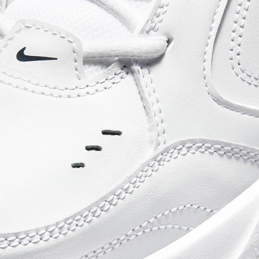 Nike NIKE men's autumn and winter dad shoes AIR MONARCH IV sports training shoes 415445-102 white blue 42