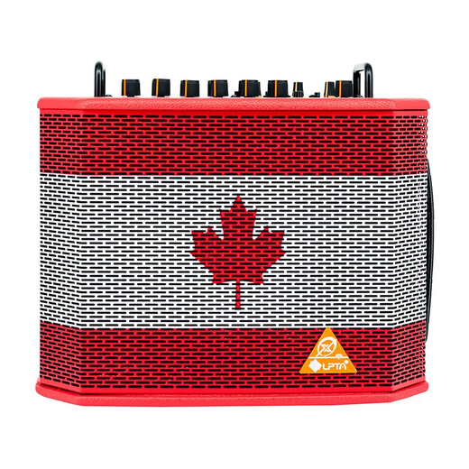 Magic 3plusX Magic 3 Audio Guitar Speaker Rubik's Cube Rechargeable Singing Electric Blowpipe Outdoor Live Broadcast with Sound Card Magic 3plusX Maple Leaf Red 120w Free Dual Wireless Microphones