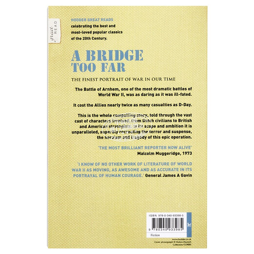遥远的桥 1944市场 花园行动 豆瓣阅读 英文原版 A Bridge Too Far Ryan