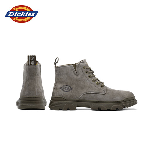Dickies Martin Boots Herrenschuhe Herbst und Winter Neue Retro -vielseitige Stiefel Herren trendige Arbeitsstiefel High Top Herrenschuhe hellbraune Farbe 43 [eine Größe größer, geeignet für Sportschuhe 44]