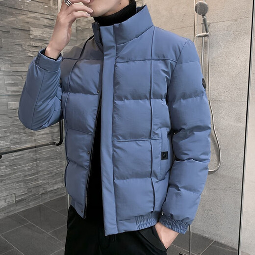 
Jeanswest cotton coat men's cotton jacket short winter thickened jacket men's cotton jacket bread jacket middle-aged and young winter men's trendy and versatile C136-8228-Black XL (130-140Jin [Jin equals 0.5 kg])