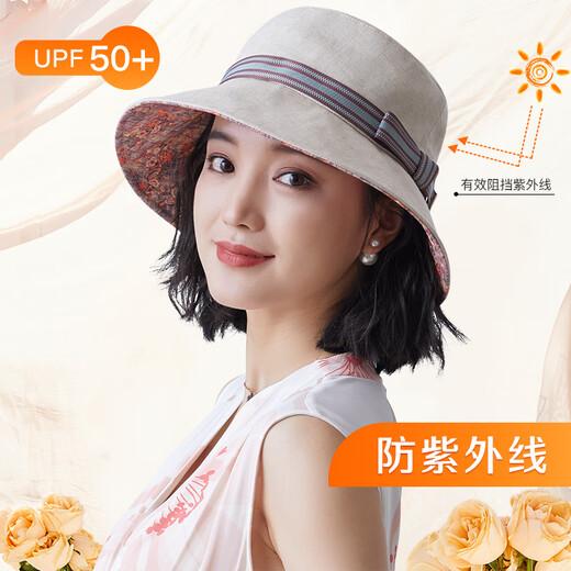 677888防紫外线遮阳帽女帽子夏季防晒帽渔夫帽盆帽母亲节礼物实用送妈妈