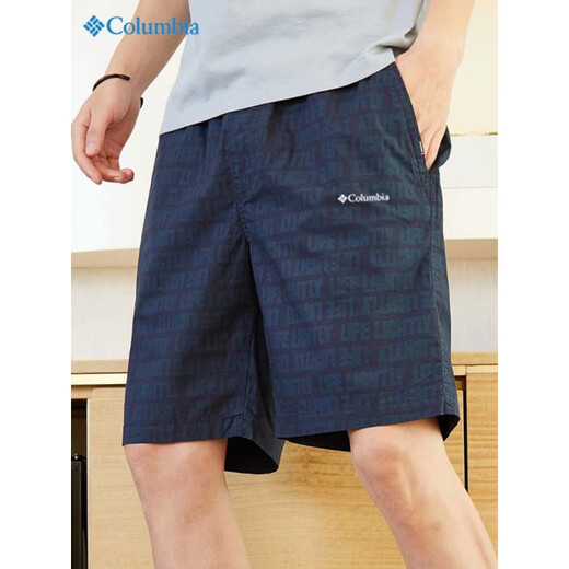 Pantalones cortos delgados de verano de Columbia Pantalones de playa transpirables algodón Medio Pantalones de cinco puntos de Mid Pants Casual