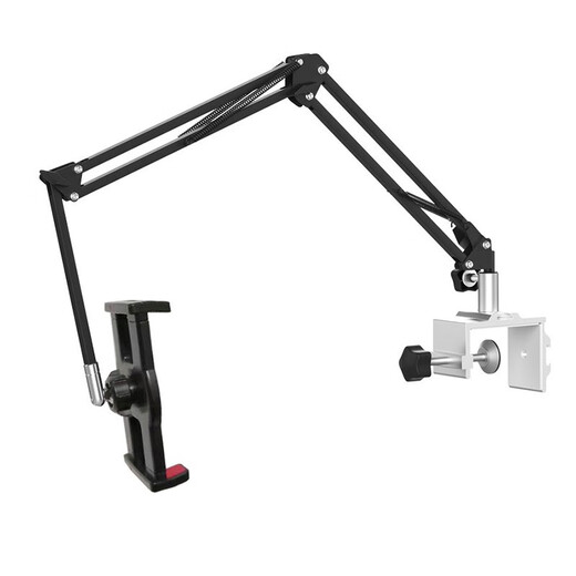 Luxury Cube lazy stand 15.6-inch portable monitor 17-screen mobile phone holder tablet desktop bedside folding arm ipad pro universal vesa hanging cantilever black, three-section arm (bedside), extra large zipper