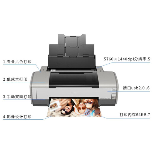 【二手9成新】爱普生Epson1390 A3喷墨打印机 照相馆图文店家用照片专用打印机 爱普生1390