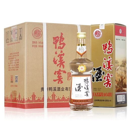 鸭溪窖 复古版 浓香型白酒 54度 500ml*6瓶 整箱装