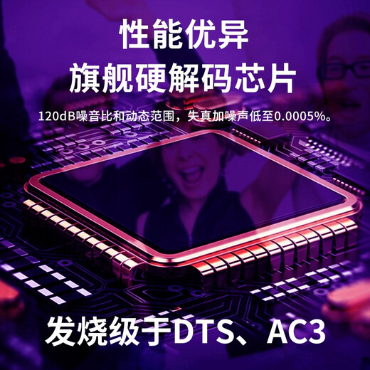 Ayin 5.1 audio decoder Dolby DTS external sound card hifi Bluetooth receiver DAC fiber coaxial USB disk computer amplifier audio black DA720 standard version