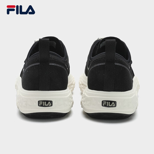 
FILA official men's shoes ROCK modern canvas shoes 2024 summer new fashion casual shoes sports shoes black-BK 42