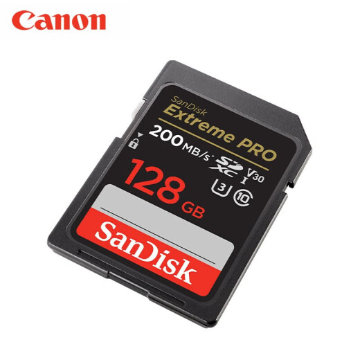 Canon camera uses memory card M50M200200D5D4R50R6 high-speed memory card sd card SD card large card 128G reading speed 200Mb/s4K HD suitable for RRPR5R6R7R8R10R50