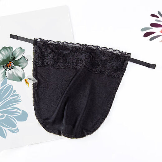 QUEEN TRIP one-piece anti-exposure women's high-end modal tube top exquisite short invisible lace bra gray lace