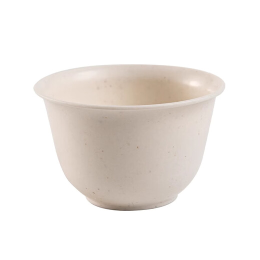 Fu Guan disposable tea cup Kung Fu tea rice husk thickened high-end heat-resistant hard drinking tea cup with cup holder box tea tasting cup rice husk tea cup 100 pieces