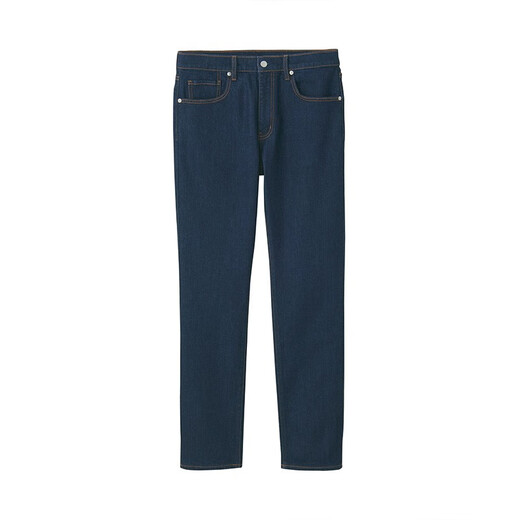 Pantalones delgados de mezclilla de mezclilla de mezclilla de hombres de Muji